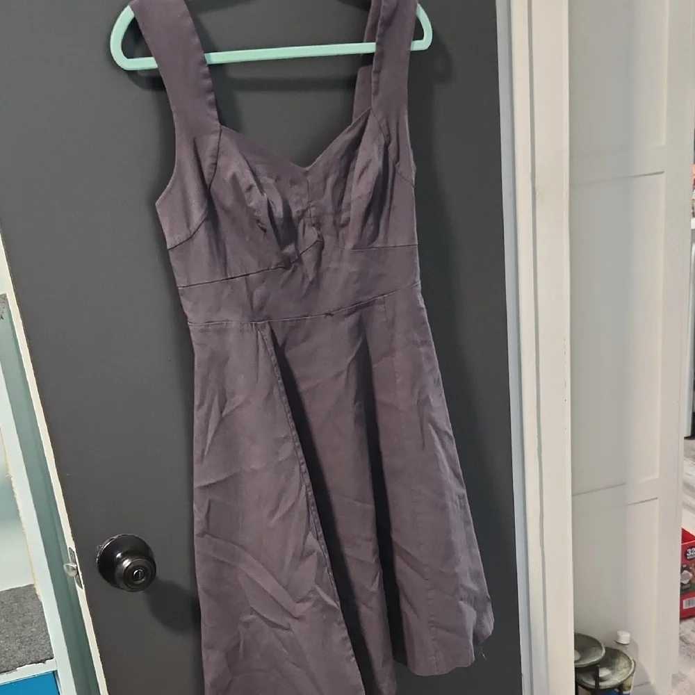 Torrid Gray A-line Dress, 1X - Picture 2 of 4